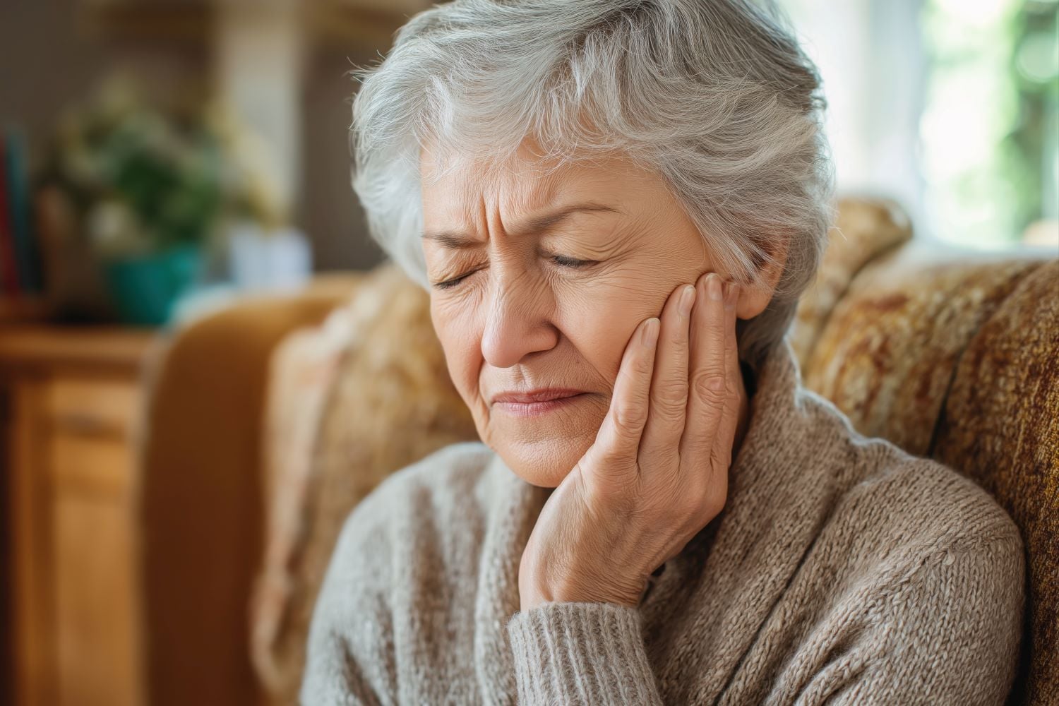 Zahnschmerzen unter Brücke