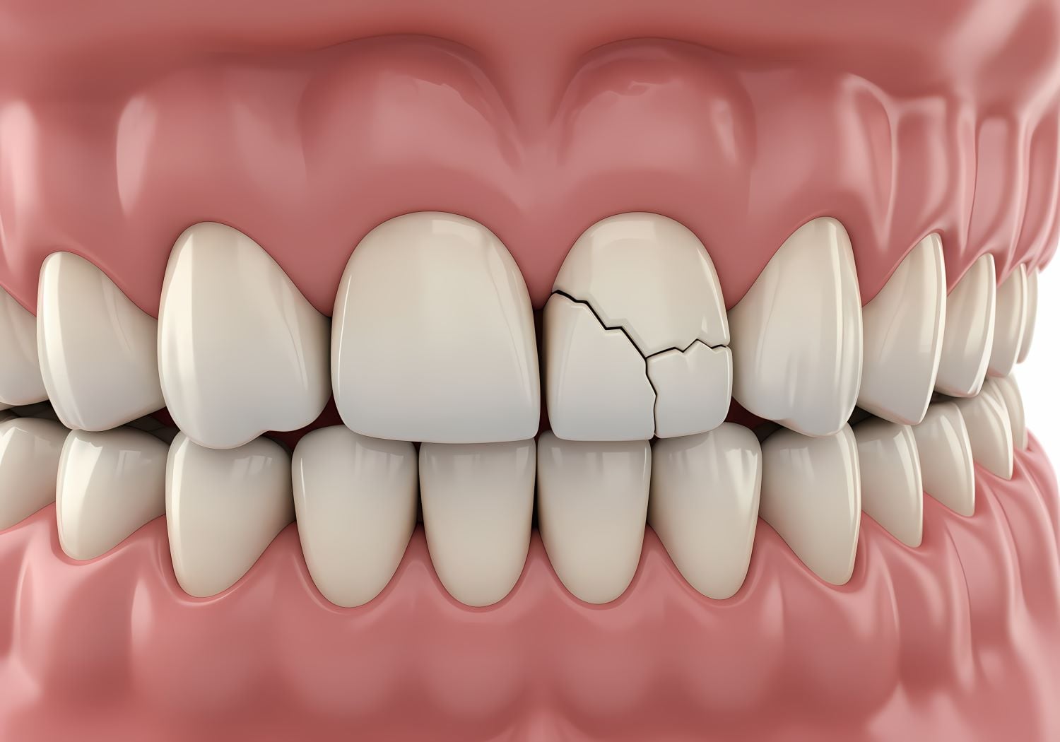 Frontzahn abgebrochen