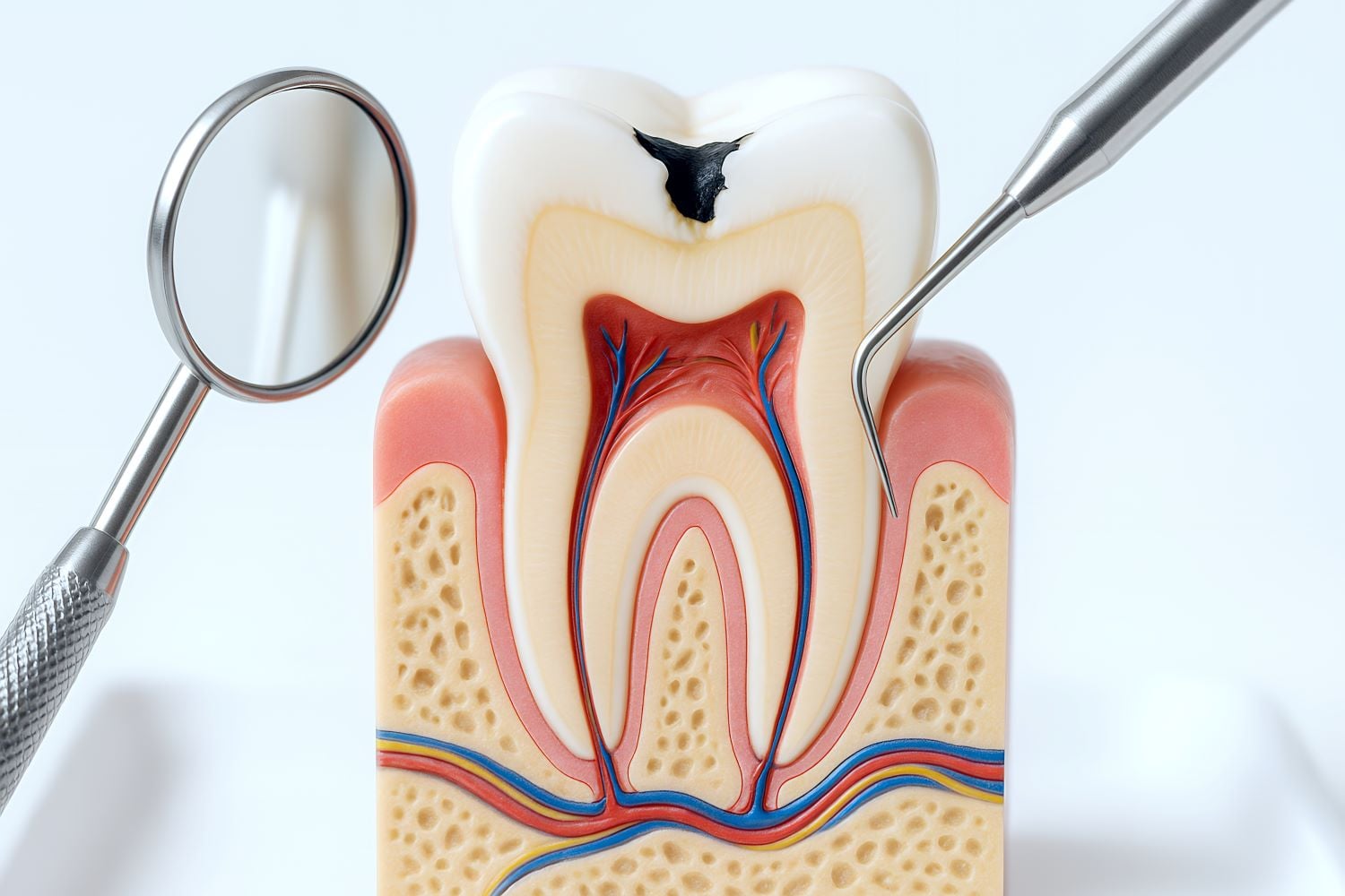Wie sieht Karies aus